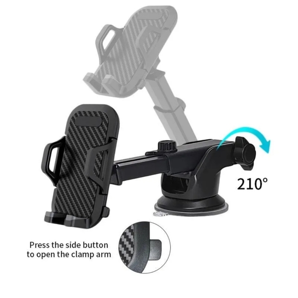 Cellphone Holder 360° Mount Holder Car Windshield Stand #New - Picture 11 of 12